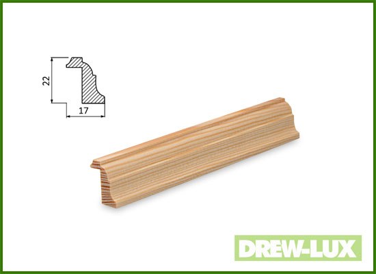 Listwa przyszybowa 2,2 x 1,7